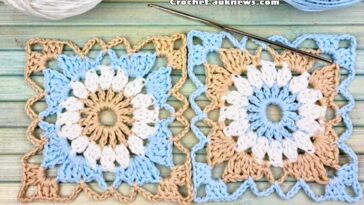 Floral Square Crochet Free Pattern