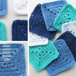 OCEAN THEMED GRANNY SQUARE