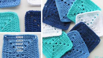 OCEAN THEMED GRANNY SQUARE