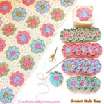 African Flower Square Pattern