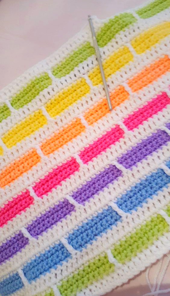 Brick Stitch Crochet Pattern