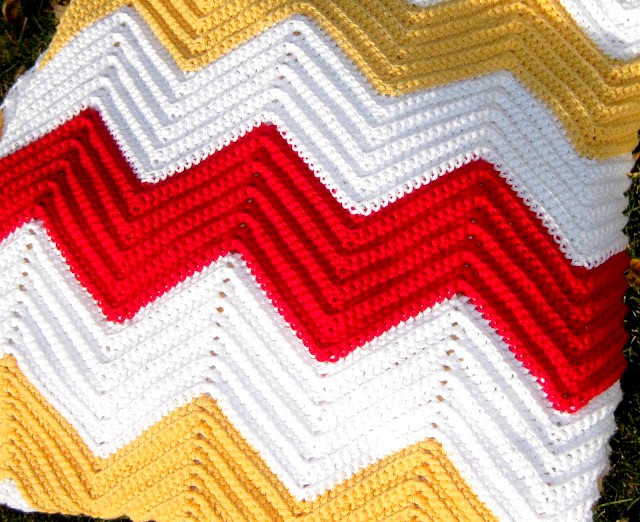 Chevron Blanket Free Pattern
