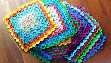 bavarian style blanket by It’s all in a Nutshell Crochet