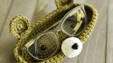 Teddy Bear Glasses Holder Pattern