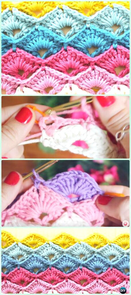 Shell Stitch Blanket By Google