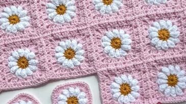 Daisy Square Free Pattern