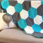 Hudson Blanket: Modern Hexagon Baby Blanket Pattern