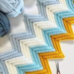 Chevron stitch in crochet