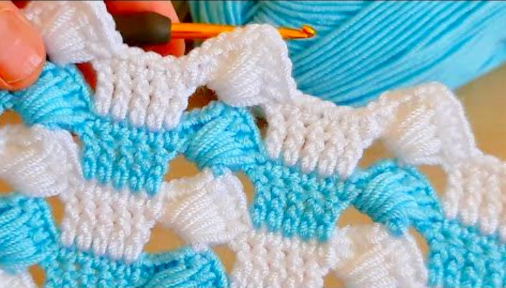 Tilted Block Stitch Pattern