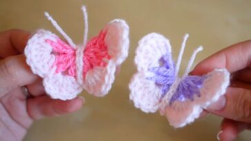 Butterfly Crochet Colorful Pattern Free