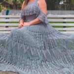 The Charm of Mari Castro’s Crochet Long Dress