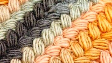 Zig Zag Puff Stitch Crochet