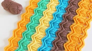 Vintage Fan Ripple Stitch Pattern