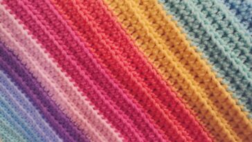 Rainbow Baby Blanket Crochet Pattern