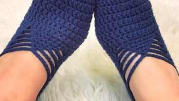 BALLET SLIPPERS Free Crochet Pattern