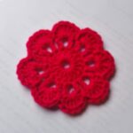 Crochet Eight Petal Coaster Pattern