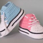Crochet Baby Converse Shoes – Free Pattern PDF