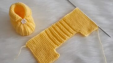 THE EASIEST BABY BOOTIES: Video tutorial