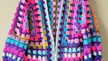 The Granny Hexagon Cardigan Free Pattern