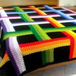 Woven Ribbon Afghan