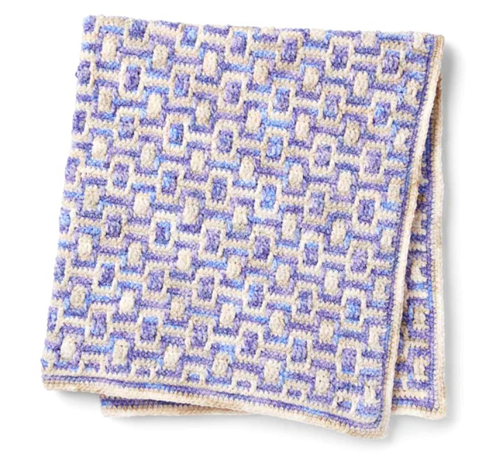 Mosaic Crochet Blanket Pattern