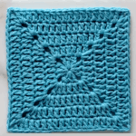 Solid Granny Square Crochet Free Pattern