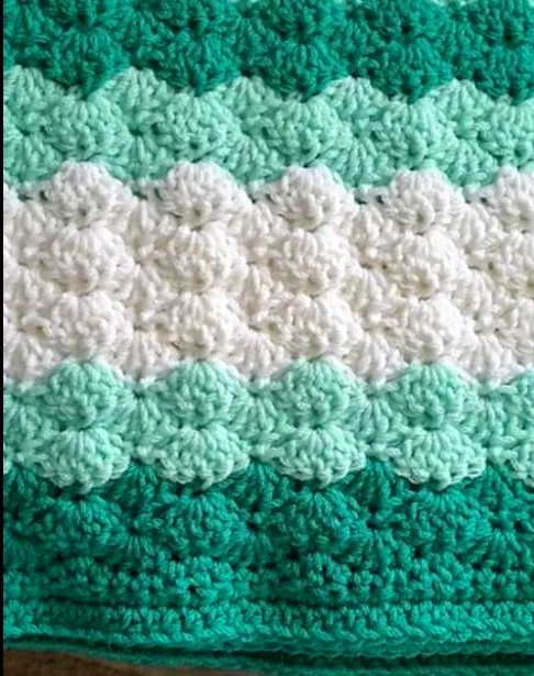 Bubbles Baby Blanket Pattern