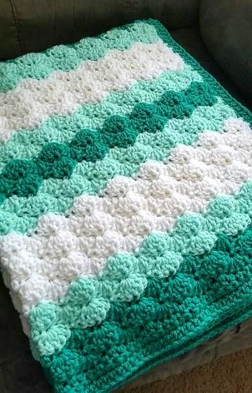 Bubbles Baby Blanket Pattern