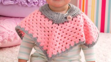 Baby Poncho Crochet Pattern
