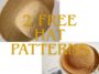 2 Free Hat Patterns – Perfect for Summer Style!