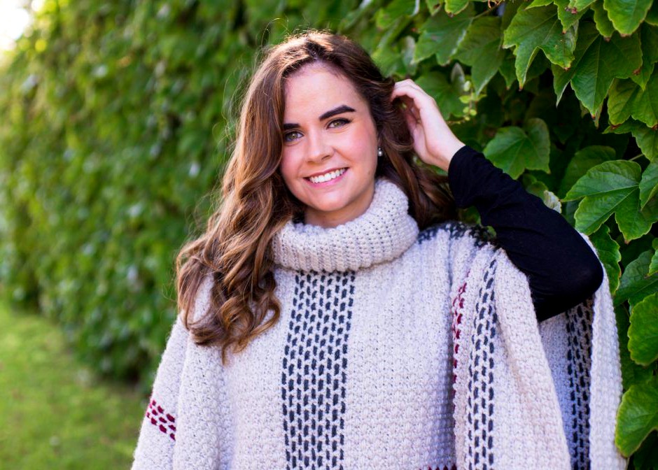 GLENCOE TARTAN PONCHO CROCHET PATTER
