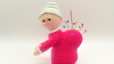 Crocheted Grandma Pin Cushion