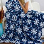 Crochet Snowflake Throw Pattern