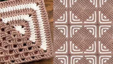 Crochet Modern Granny Square: A Stylish Twist