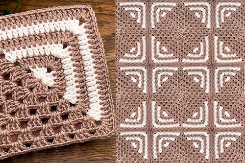 Crochet Modern Granny Square: A Stylish Twist