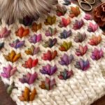 3D Leaf Stitch Beanie Crochet Pattern