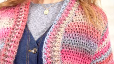 Season-Spanning Crochet Shrug Free Pattern