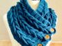 Braids Crochet Scarf Cowl Pattern