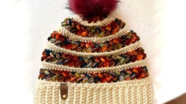 How to Crochet a Wheat Stitch Beanie