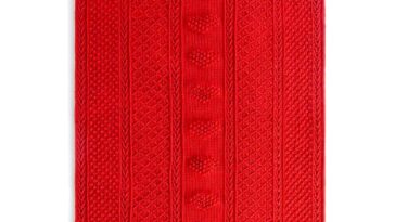 Aran Hearts Throw Free Pattern