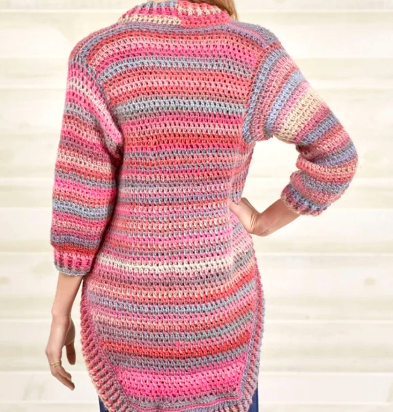 Season-Spanning Crochet Shrug Free Pattern