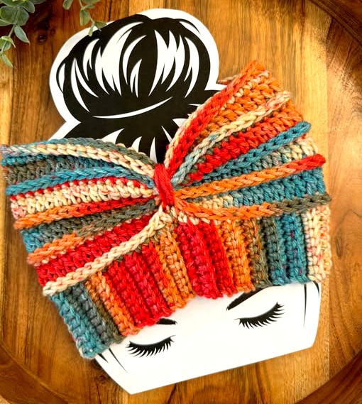 Courtney Crochet Twist Headband Pattern
