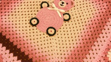 Teddy Bear Blanket Crochet Pattern