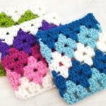 Crochet Granny Diamond Stitch