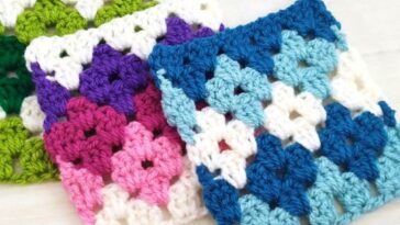 Crochet Granny Diamond Stitch
