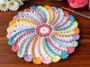 How to Crochet a Colorful Table Design