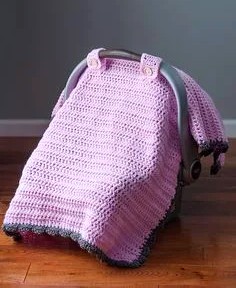 Crochet Car Seat Tent Pattern