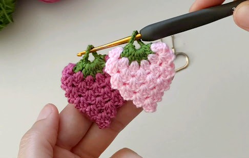 Pine Christmas Decorations Strawberry Pattern