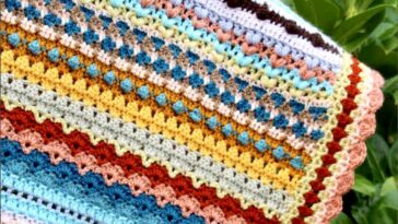 A Spicier Life Blanket Free Crochet Pattern