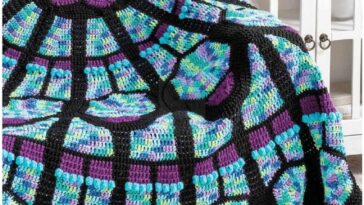 Cathedral Window Afghan Free Pattern